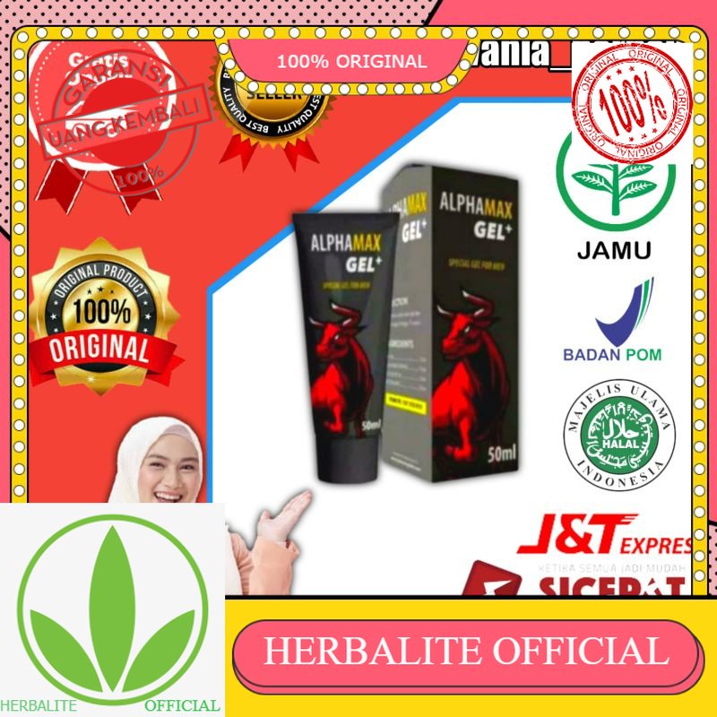 100% ORIGINAL ALPHAMAX GEL CREAM ASLI 100% ORIGINAL OBAT PEMBESAR ALAT VITAL KELAMIN PRIA DEWASA SUP