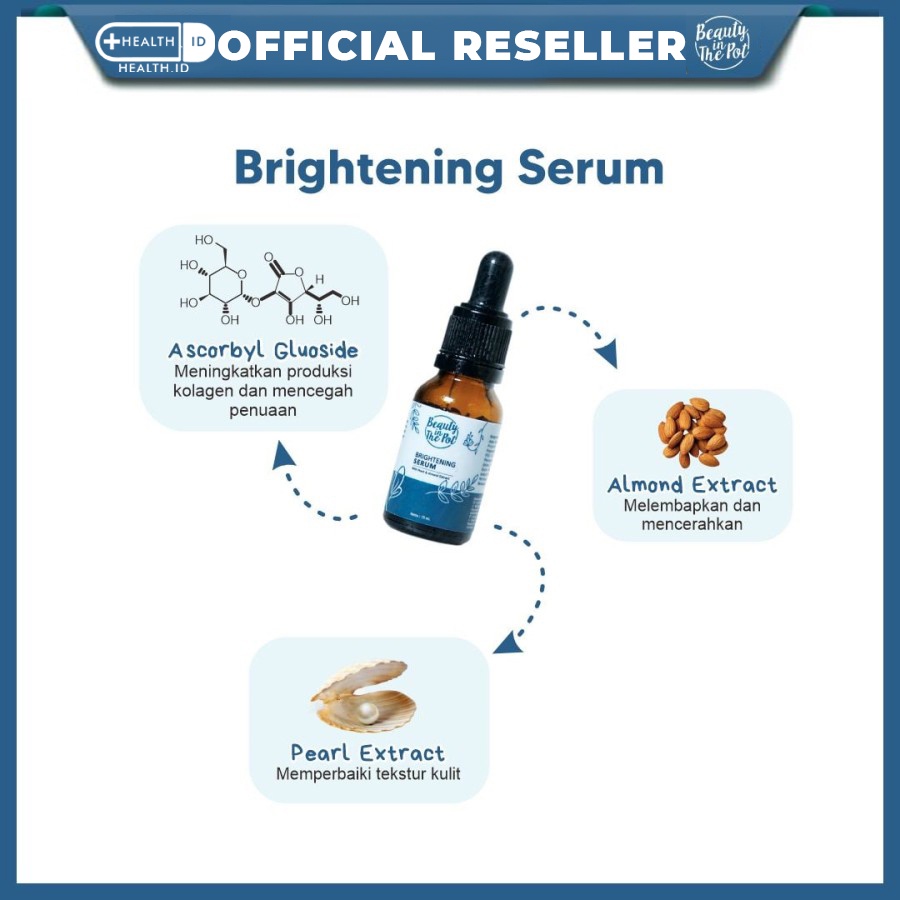 BEAUTY IN THE POT - Brightening Serum Kinclong 100% ORI TERMURAH