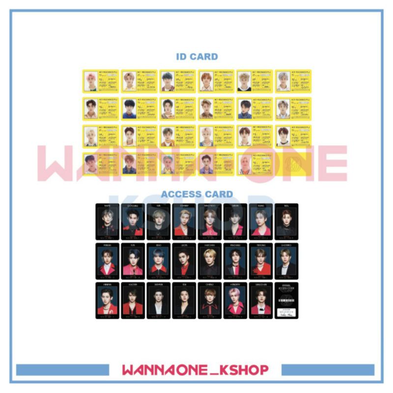 SALE photocard nct 2020 id card access card