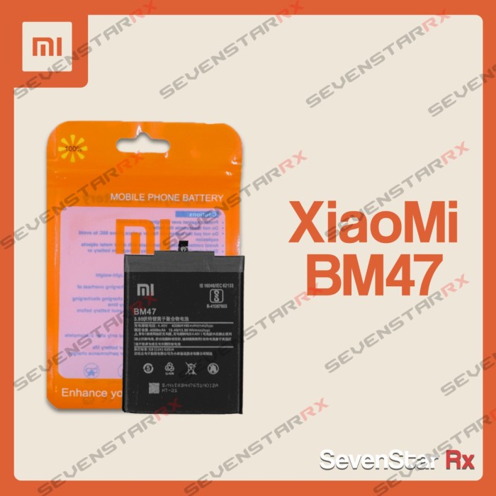 Baterai Batre Xiaomi Redmi 3 Redmi 4x BM47 Original