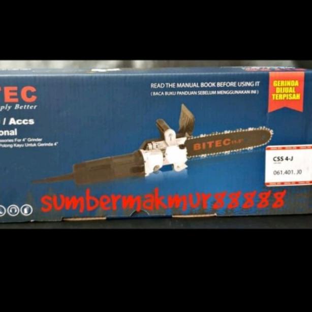 acesories gerinda chainsaw merk bitec css 4-j