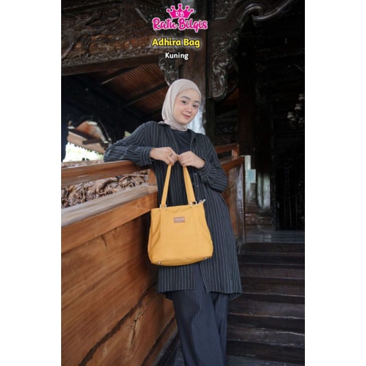 ADHIRA TOTE BAG BY RATU BILQIS BAHAN CHOCOLY ANTI AIR WATERPROOF PREMIUM