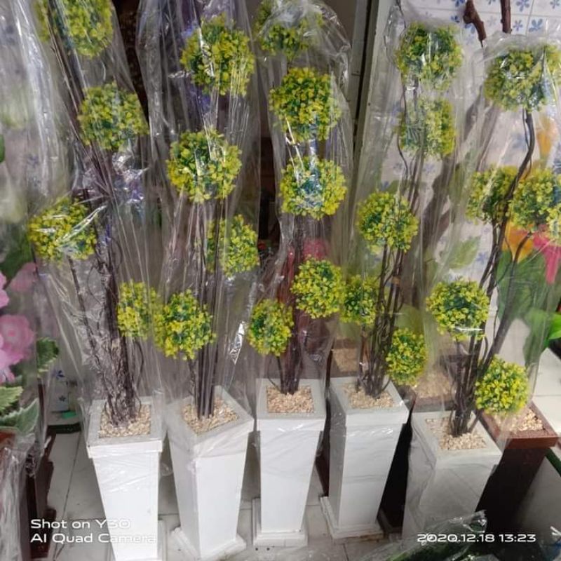 BONSAI HIAS ARTIFICIAL DEKORASI BOLA // GRESS BALL BOLA // BONSAI SERUT