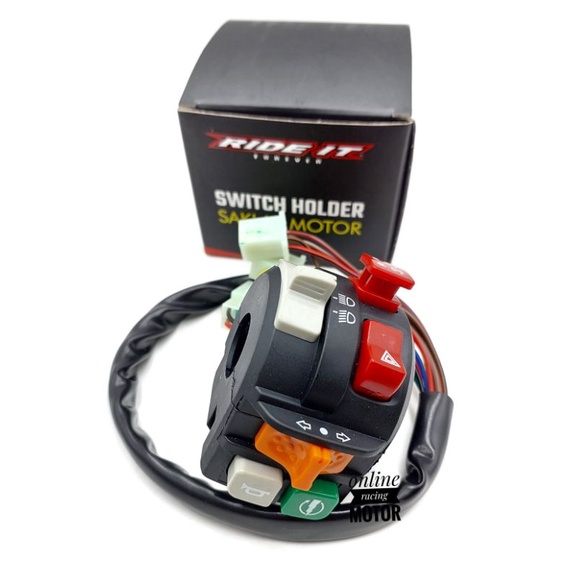 saklar kiri honeywell motor universal LH saklar 7 tombol by ride it variasi