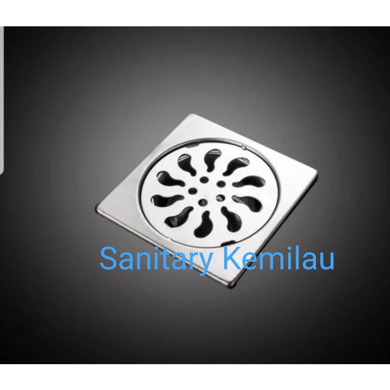 Saringan Got Lantai Kamar Mandi Plat Stainles - Floor Drain Plat Stainles