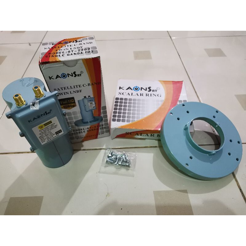 LNB Kaonsat Dual Twin 2 Output 15°K