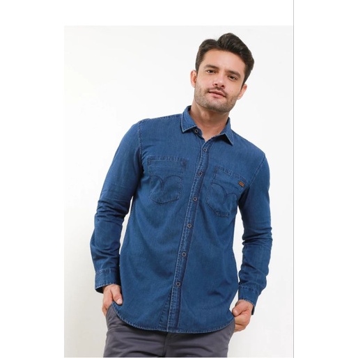 Kemeja Denim Original Lois Jeans KLL 293 D