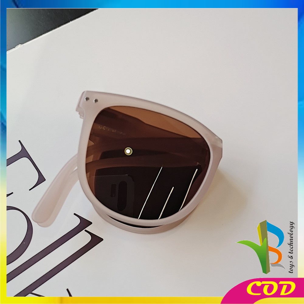 RB-C662 Kacamata Hitam Wanita Lipat Korea Fashion Kaca Mata korea Gaya Pantai Sunglasses Anti-UV Wanita Pria Import Kacamata Fashion