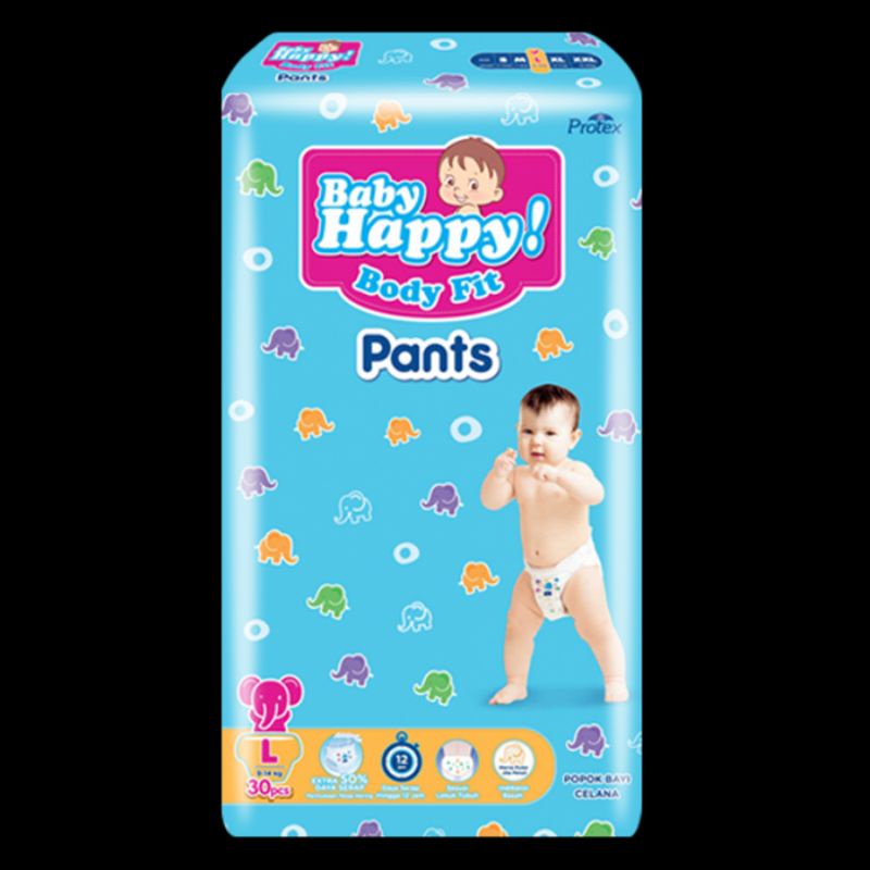 Baby Happy L | Pampers Popok Bayi