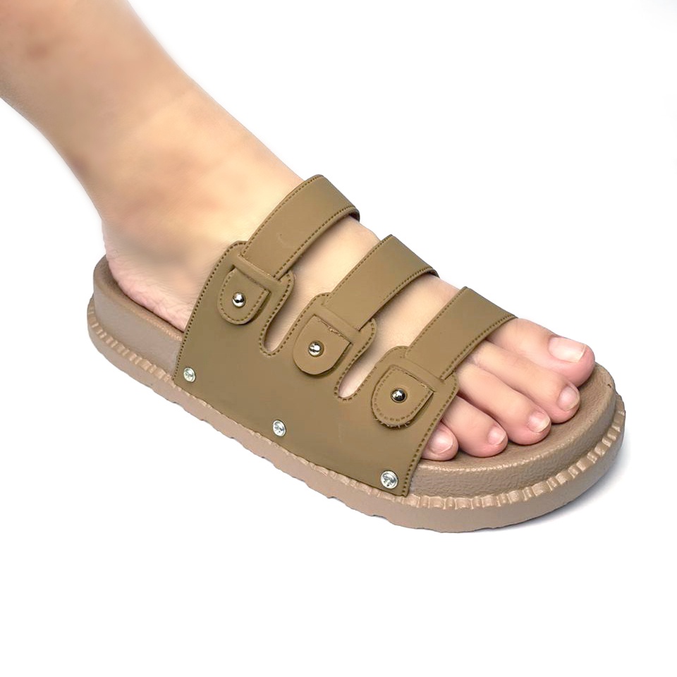 TERMURAH SANDAL WANITA / SENDAL CEWEK PLATFORM KOKOP SANDAL STRIP/BAN 3