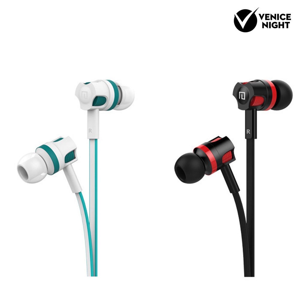 (VNEP) (Berkabel) JM26 3.5mm Universal Headphone Noise Reduction In-ear Earphone Headset dengan Mic