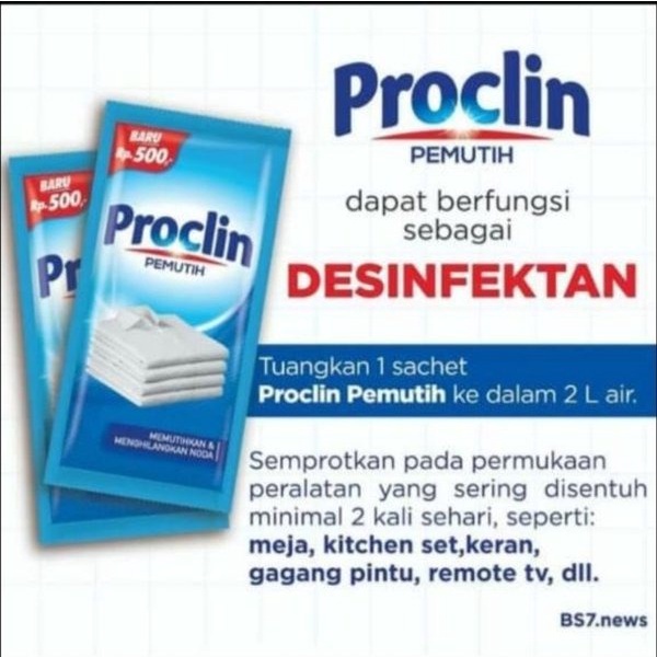 PROCLIN PEMUTIH  NETTO : 30 ML  1 PCS