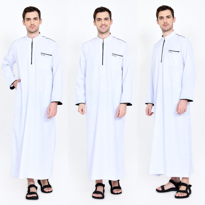 Gamis pria/Jubah Pria , Gamis Pria Muslim/Jubah Polos Dewasa Berkualitas Bahan Adem