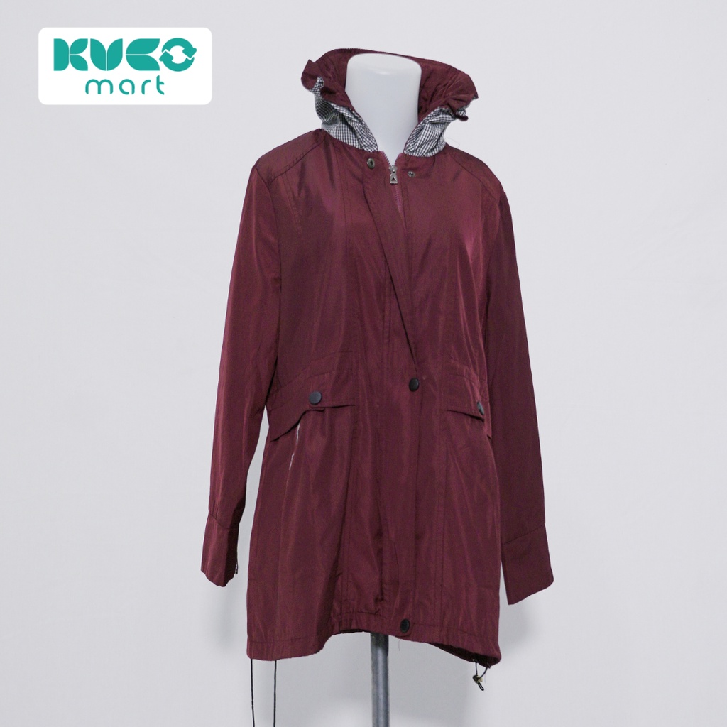 Jaket Parka Wanita - Merah Maroon