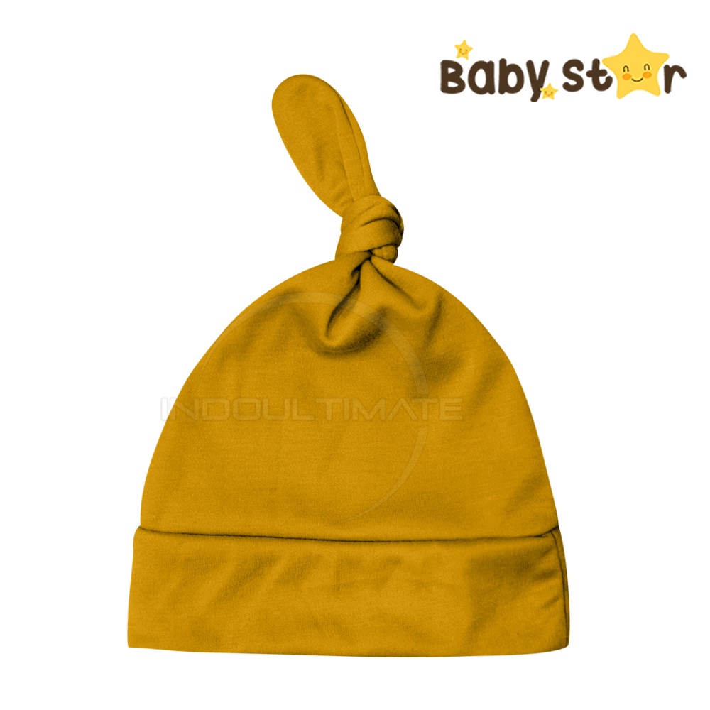 Topi Kupluk Bayi (0-12 Bulan) Baby Hat Newborn Pelindung Kepala Bayi Perlengkapan Bayi BHS-1