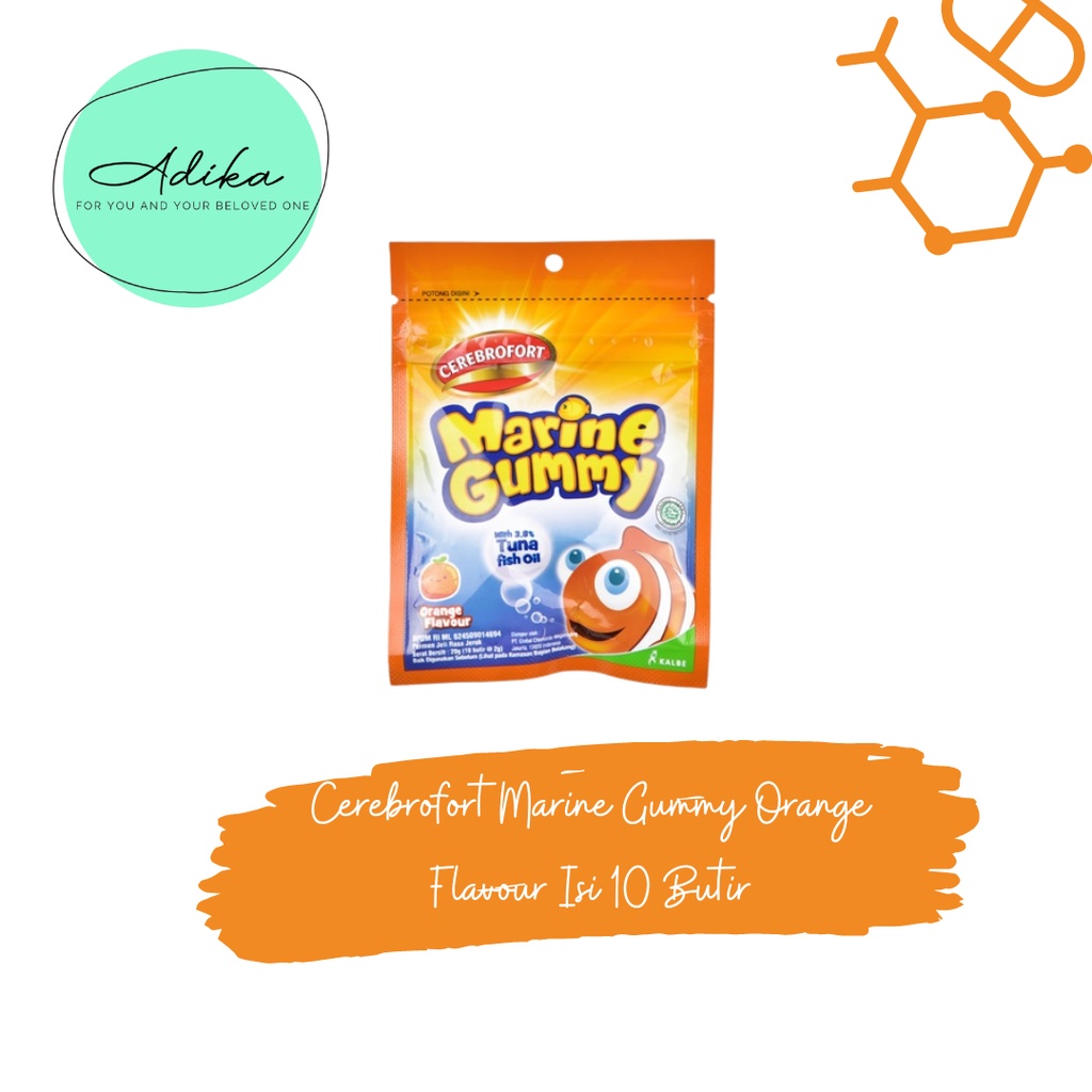 Cerebrofort Marine Gummy With 3,8% Tuna Fish Oil