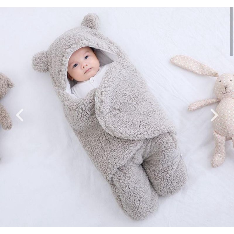 Selimut Bayi Karakter Soft Blanket Usia 0-1 Tahun Bahan Bulu Halus