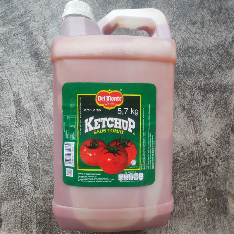 

DELMONTE SAUS TOMAT GALON 5,7kg