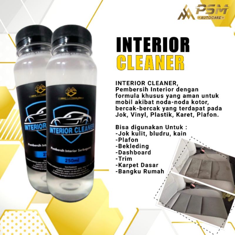 INTETIOR CLEANER pembersih interior dalam mobil penghilang noda plafon jok