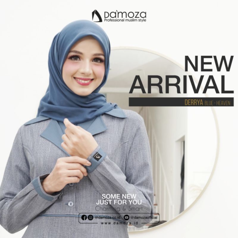 DAMOZA DERRYA | GAMIS DAMOZA | GAMIS DERRYA | GAMIS FORMAL | GAMIS KERJA | GAMIS KANTOR | DRESS KANT