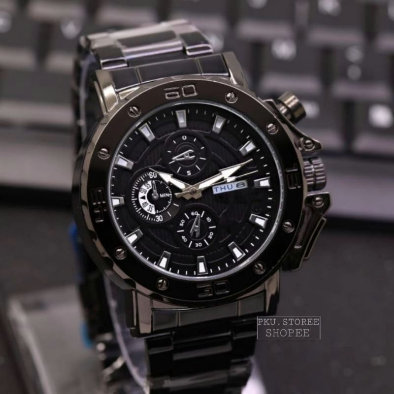 Jam Tangan Pria Sporty Mirete Original Anti air | Tanggal Dan Hari aktif Strao Rantai Stainles steel Jam Tangan Cowok Quart Analog Mirete Riginak Water Resistan Import Free box Dan Batrai Jam Tangan Kasual Pria Mewah Elegan Realpick Cod | Jam Tangan Pria