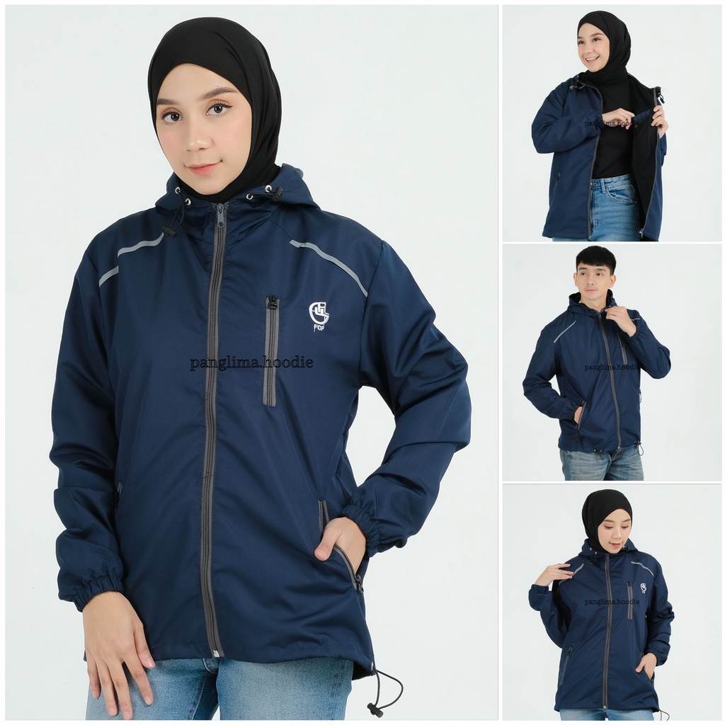 JAKET PARASUT PRIA DISTRO WATERPROOF PREMIUM OUTDOOR OUTERWEAR ANTI AIR FCF 100% ORIGINAL