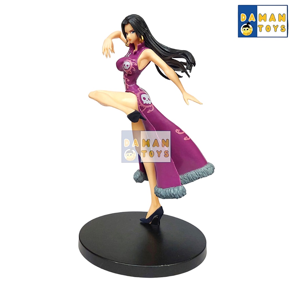 Action Figure One Piece Lady Fight Boa Hancock Lufy Anime Pajangan