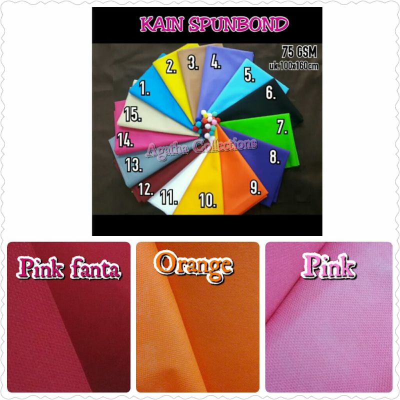 kain spunbond kain buket per 50cm lebar 160×50