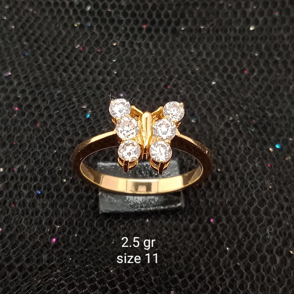 Cincin emas 17K - 2.5 gr kadar 750 - 3915