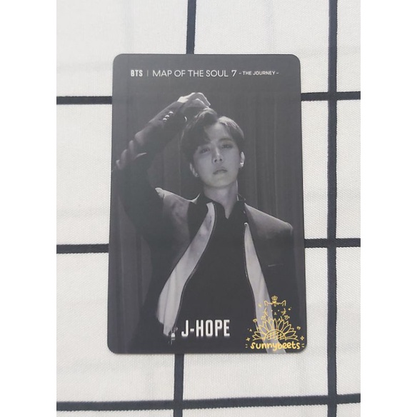 [sunnybeets] Photocard PC BTS Benefit POB Weverse Wv Japan Jepang MOTS The Journey JHope Hobi