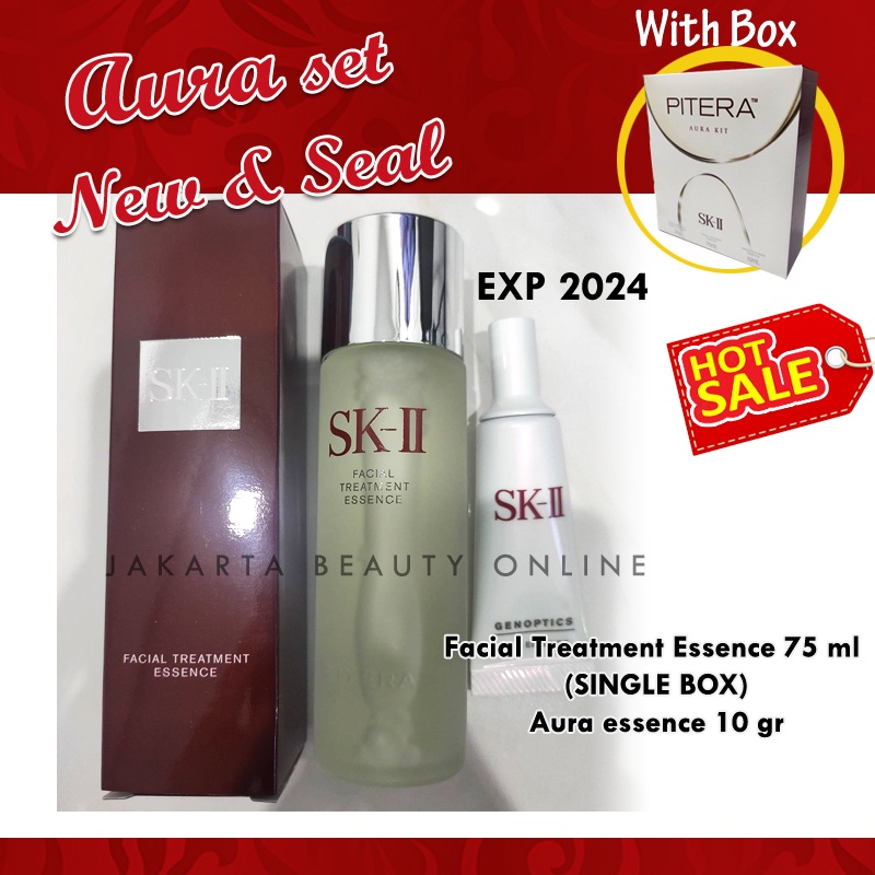 SKII SK-II Pitera Aura Kit (FTE 75ml + Cleanser 20gr + Genoptics Aura Essence 10ml) Aura Kit