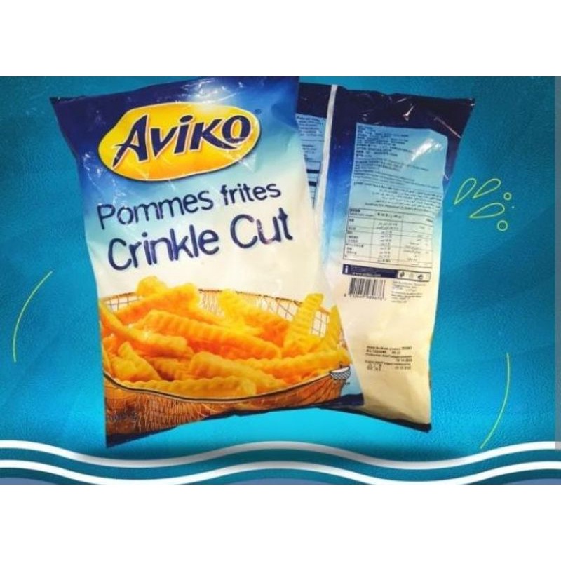 Aviko kentang goreng crinkel 1kg