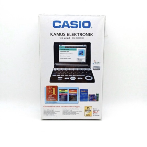 

Dijual accessories Kamus Elektronik Ex-word Casio EW-ID2000 BK / Kamus Inggr Limited