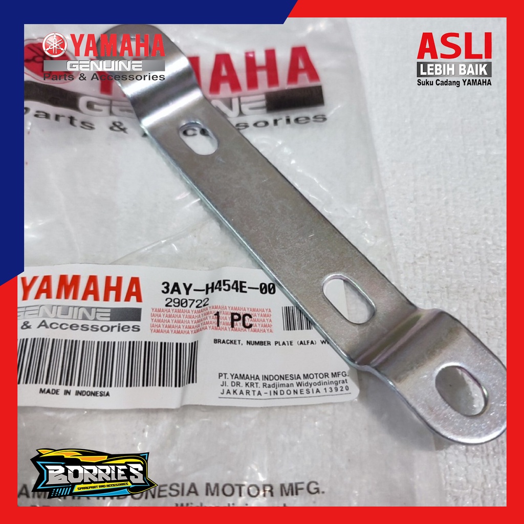 Bracket Breket Dudukan Plat Nomor Depan Yamaha F1ZR FIZR F1Z FIZ R Force 1 Alfa Crypton Champ Vega O