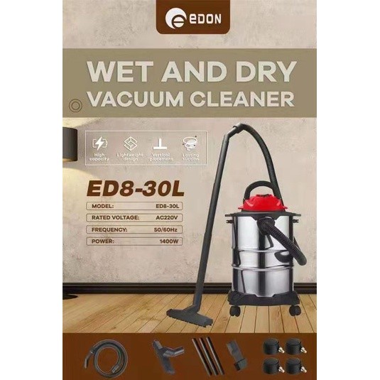 VACUUM CLEANER EDON 30 LITER PENYEDOT DEBU RUMAH EDON ED8-30L / VACUM CLEANER