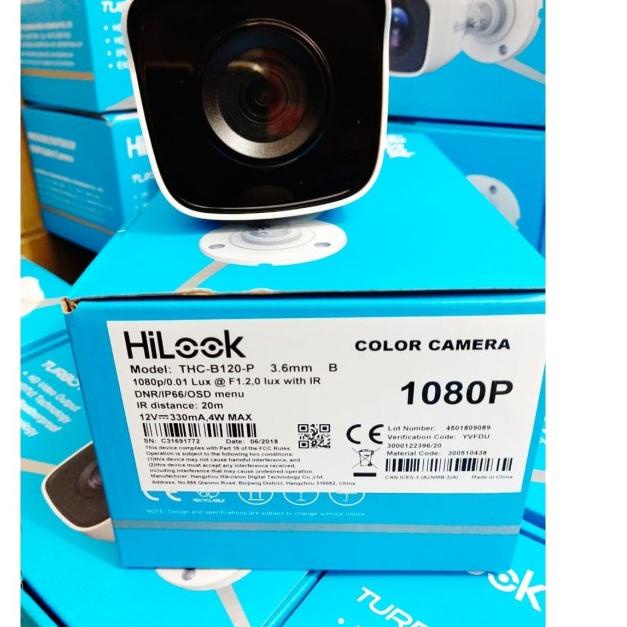 HILOOK CAMERA OUTDOOR CCTV THC-B120-P 2MP / THC-B120P BULLET