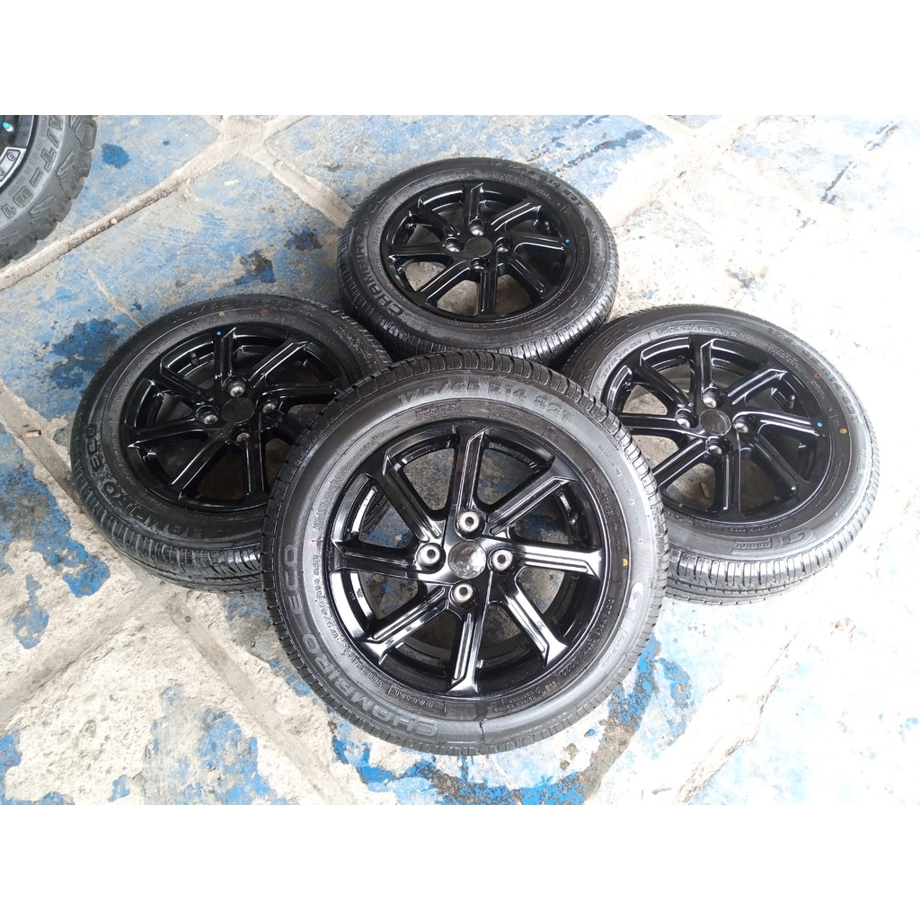 velg seken bekas murah berkualitas seken agya ring 14x5 lubang 4x100 seken bekas plus ban