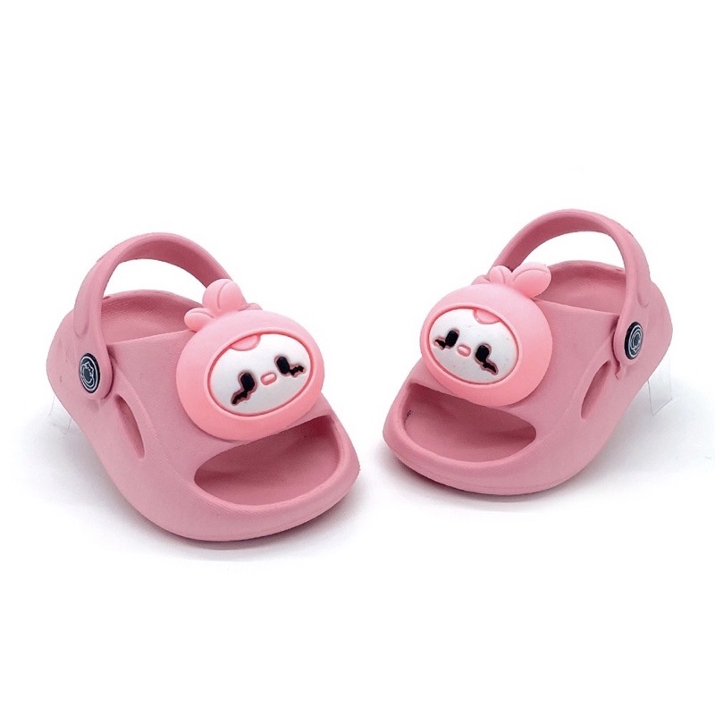 Sandal anak perempuan jelly import tali belakang baby shoes anti slip murah sol karet IRSOE