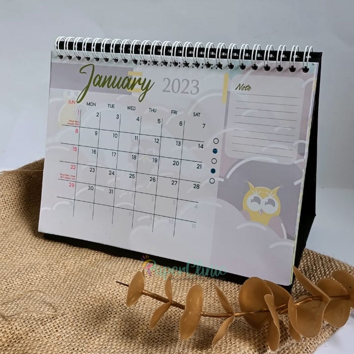 

kalender meja 2024 aesthetic custom
