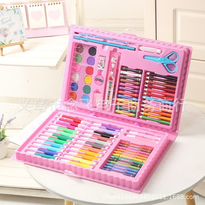 

CRAYON ART SET PERALATAN LUKIS ANAK UKURAN 42 86 150 168 208 PCS
