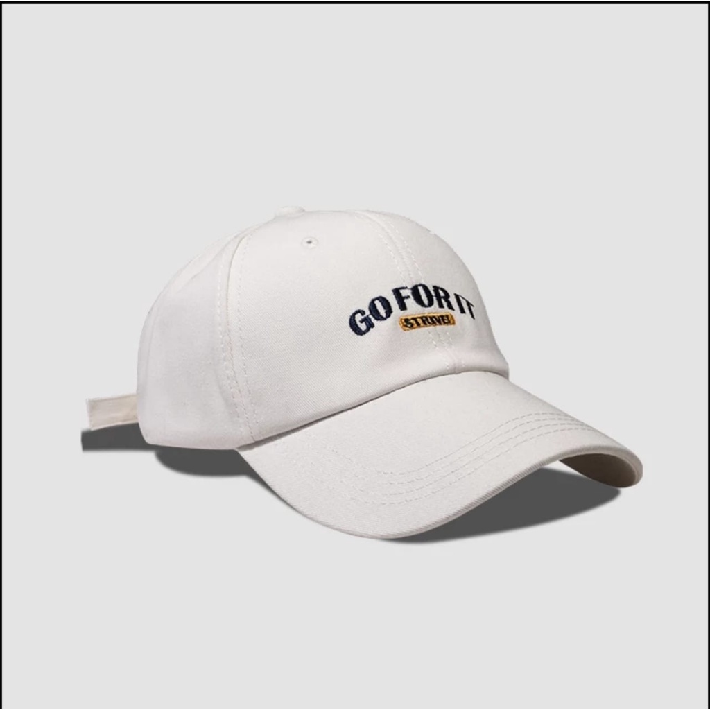 Baru Topi Baseball Bordir GOFORIT Pria Wanita Distro Caps Unisex Stelan Kekinian.