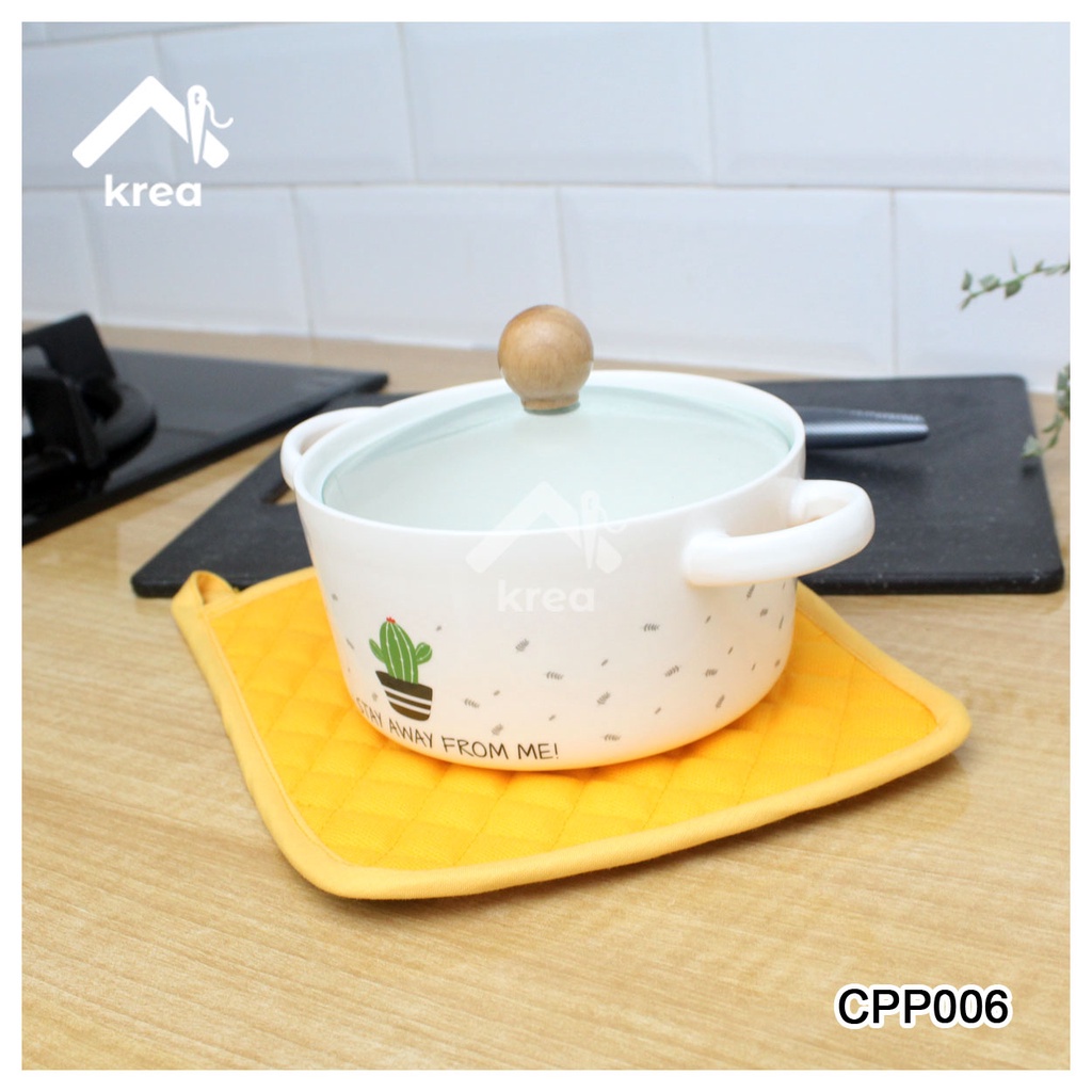 CEMPAL POT HOLDER MOTIF KEKINIAN MINIMALIS