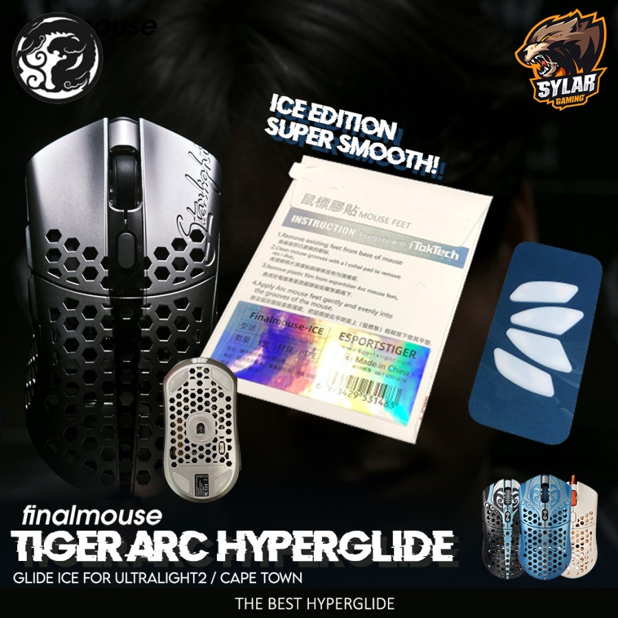 Tiger Arc Ice Edition Finalmouse Mouse Feet Hyperglide