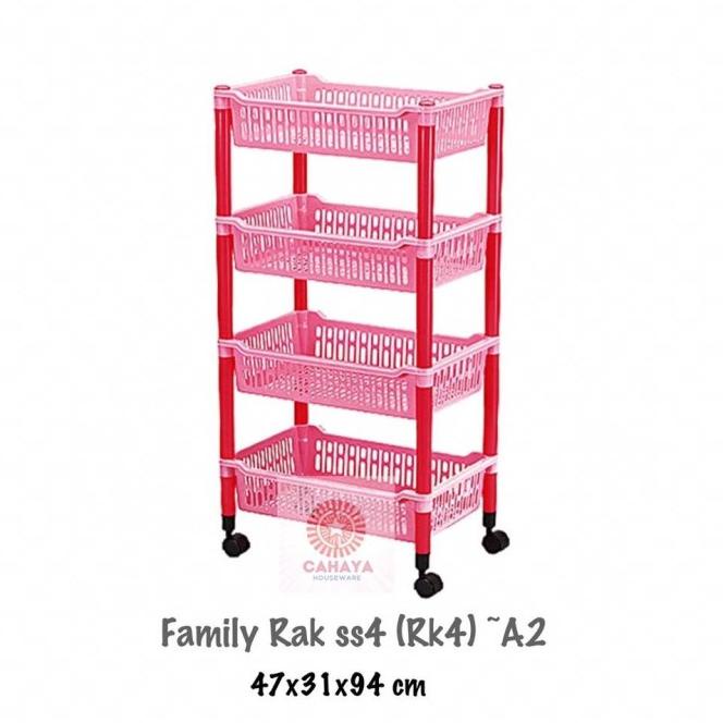Rak Dorong/ Rak Susun Perlenkapan Salon Lion Star Family Rack A-2 Lion