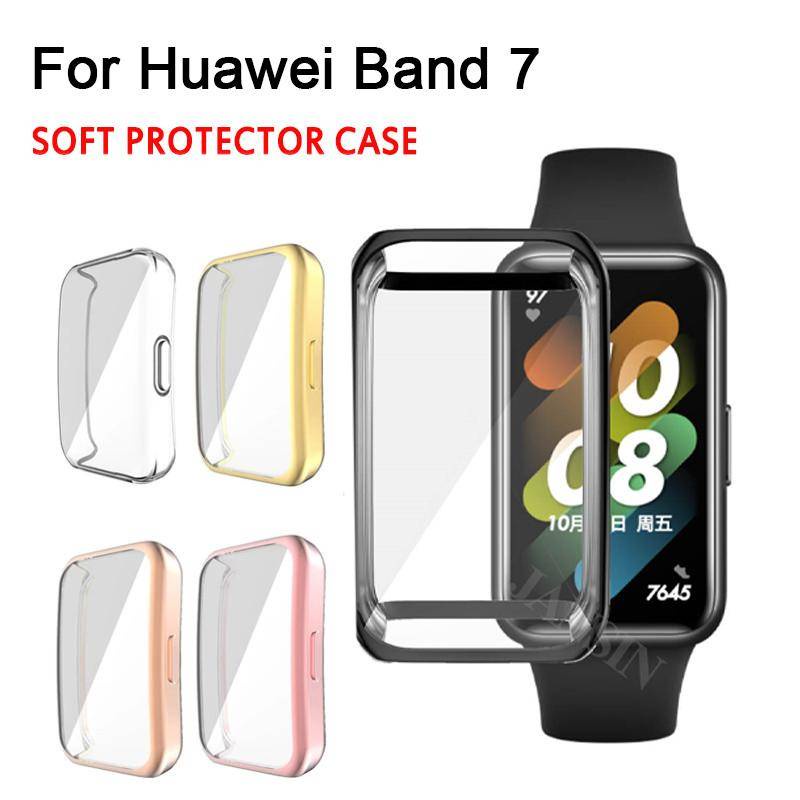 Case Bumper Pelindung Layar Bahan TPU Untuk Huawei Honor band 7 6 ES 7 6 Pro Fit 2