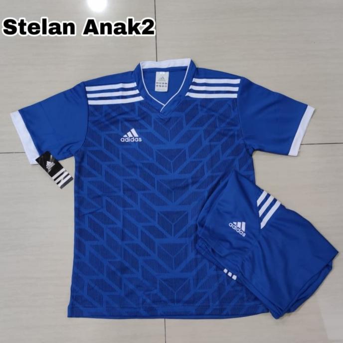 T0P JERSEY BOLA / STELAN FUTSAL ADIDAS ANAK BIRU / REAL PICK NICE