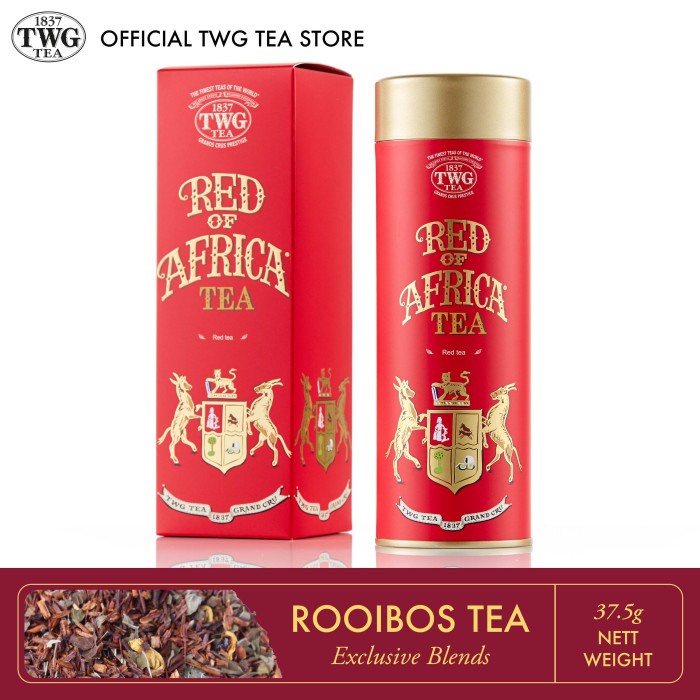 

TWG TEA RED OF AFRICA TEA, HAUTE COUTURE TEA TIN, 100G