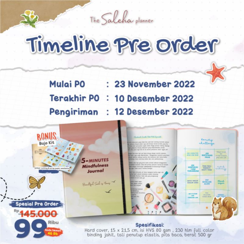 

Pre Order The Saleha Planner By Aqwam PROMO Flash Sale