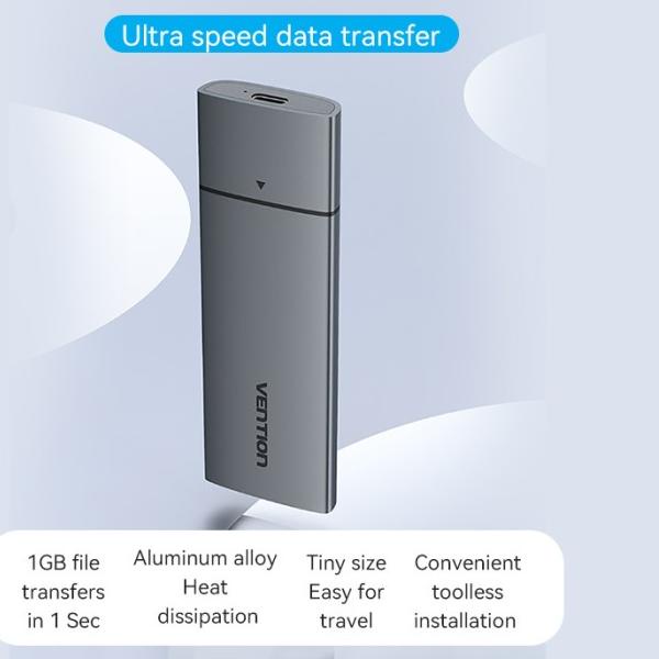 Vention SATA HDD SSD 2.5" Enclosure Case External - SATA