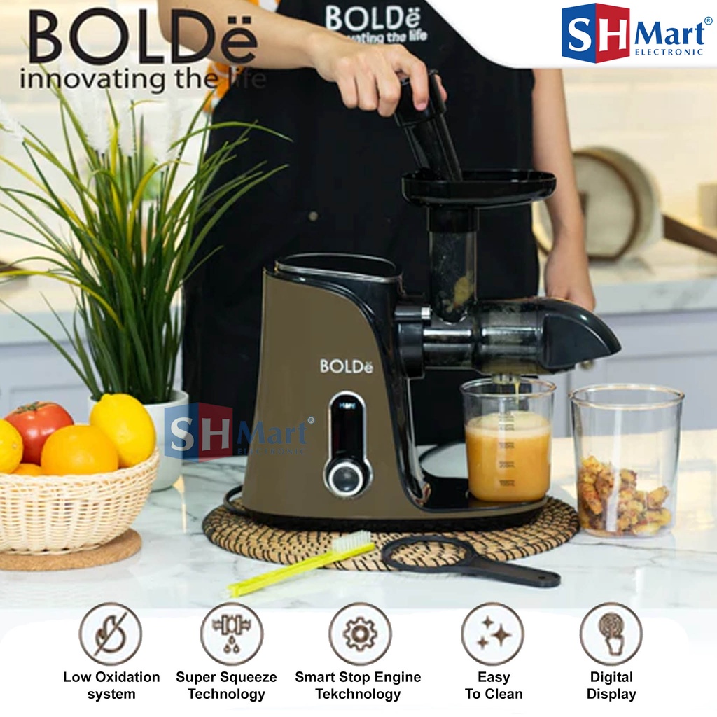 SMART SLOW JUICER UNION BOLDE - SLOW JUICER BOLDE GARANSI RESMI